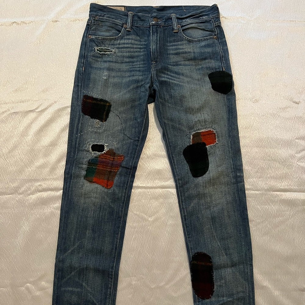 Ralph Lauren patch work jeans